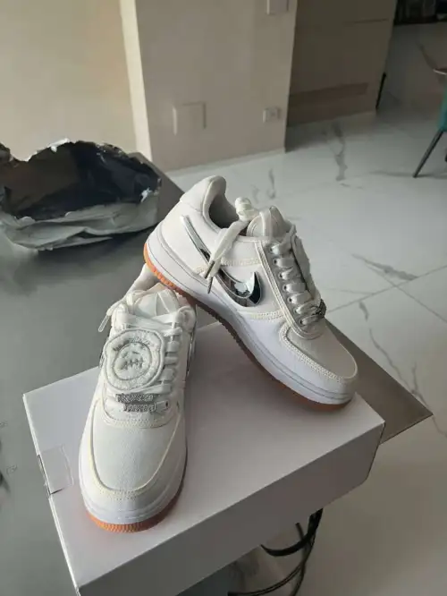  【Flash Sale】Perfectkicks Air Force 1 Low Travis Scott Sail,AQ4211-101 review 