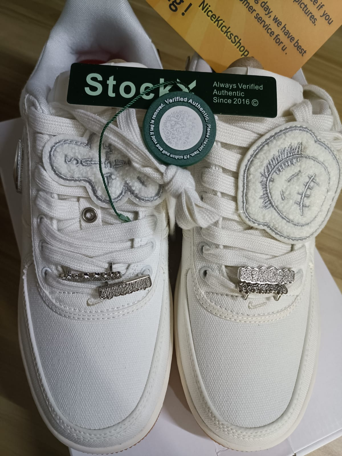  【Flash Sale】Perfectkicks Air Force 1 Low Travis Scott Sail,AQ4211-101 review Cristian W 00