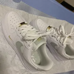 Perfectkicks  GET Air Force 1 Low Essential White Light Silver,CZ0270-106  review Arian Torres 02