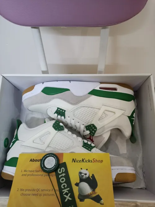  Perfectkicks Jordan 4 Retro SB Pine Green, DR5415-103 review 