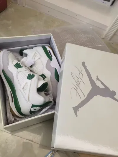  Perfectkicks Jordan 4 Retro SB Pine Green, DR5415-103 review Toby Garcia