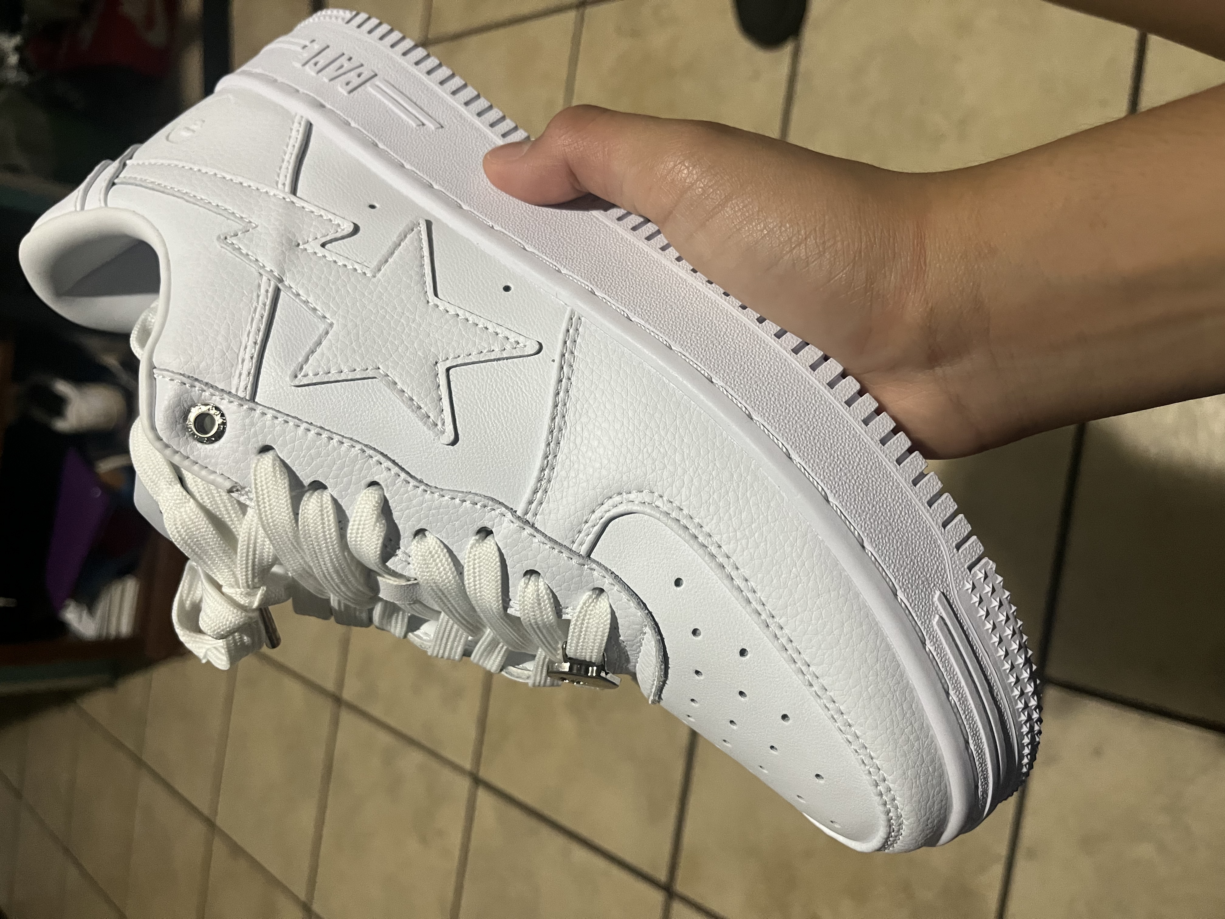  GET A Bathing Ape Bape Sta Triple White,1J30-291-013/1J30-191-013/001FWJ301013I- review A BAThing Roman [on tiktok ]