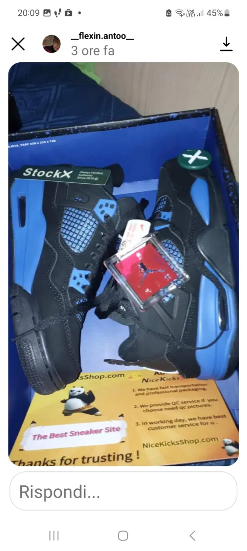  Perfectkicks Air Jordan 4 Retro Black Blue,CT8527-018  review 