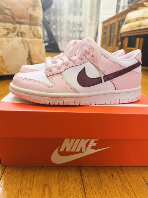 GET Dunk SB  Low Pink Foam Red White (GS),CW1590-601 review 
