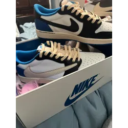  Perfectkicks Jordan 1 Low Travis Scott Fragment Design, DM7866-140 review Luis