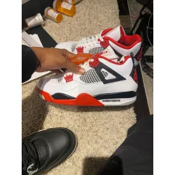 【Factory discount $10】 Perfectkicks Jordan 4 Retro Fire Red (2020),DC7770-160 review Marc Bruny