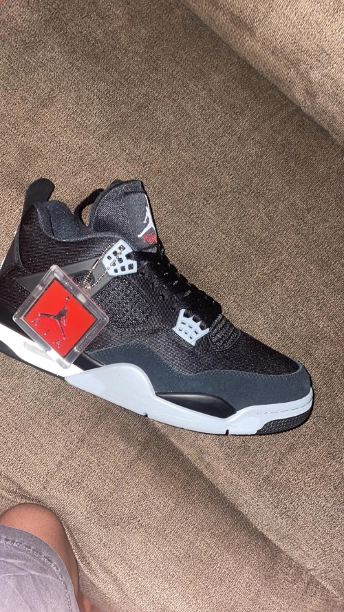 Perfectkicks Air Jordan 4 Retro Black Canvas,DH7138-006 review 