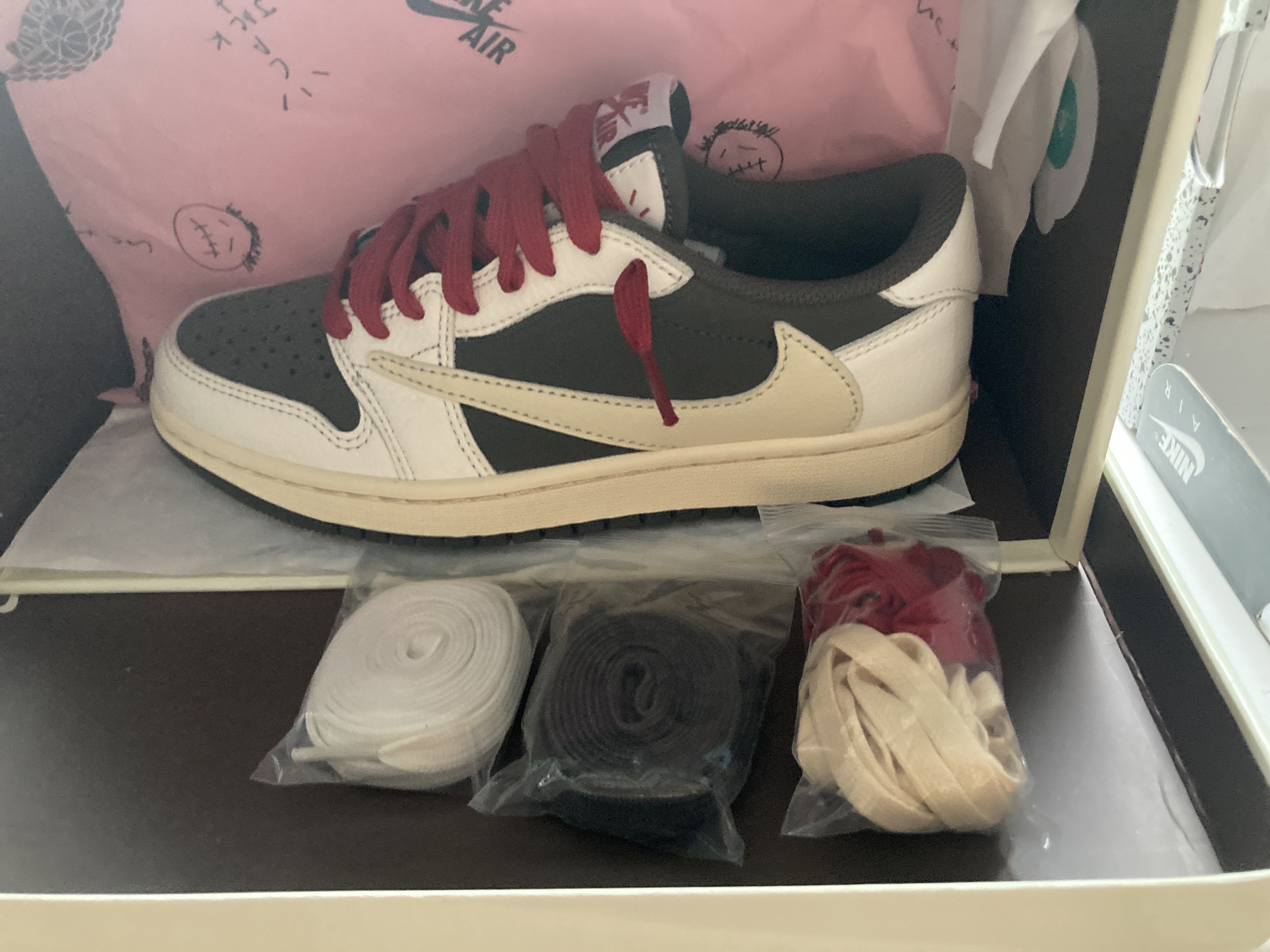   ❗❗Free shipping❗❗ Jordan 1 Retro Low OG SP Travis Scott Reverse Mocha,DM7866-162 review Caspar 04