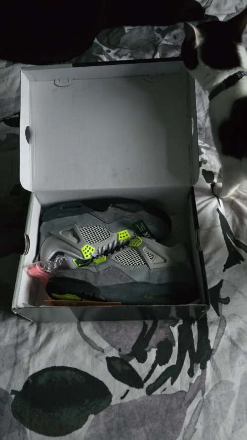  Perfectkicks Jordan 4 Retro SE 95 Neon,CT5342-007 review 