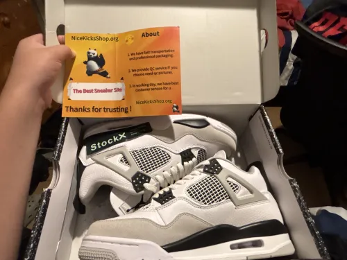  Perfectkicks Air Jordan 4 Retro Military Black, DH6927-111  review 