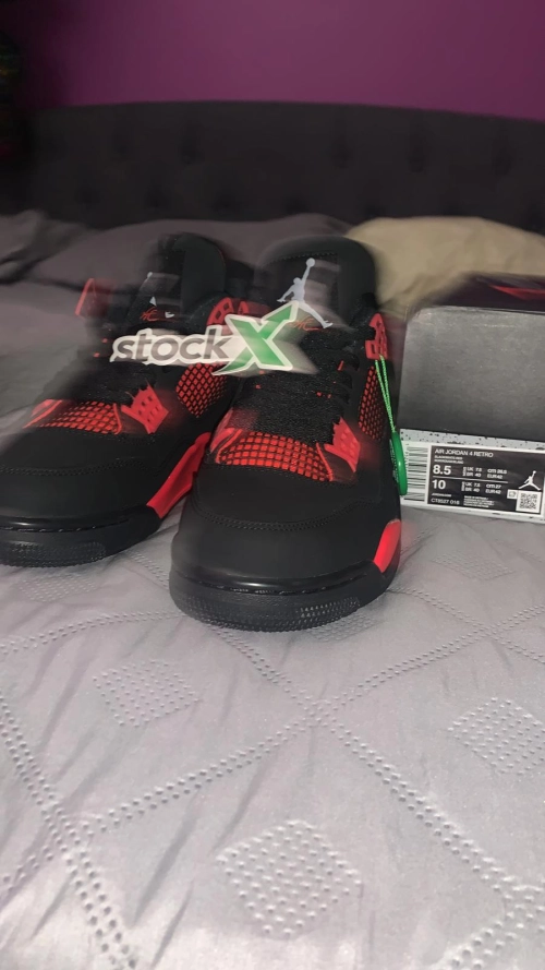  Perfectkicks Jordan 4 Retro Red Thunder,CT8527-016 review 