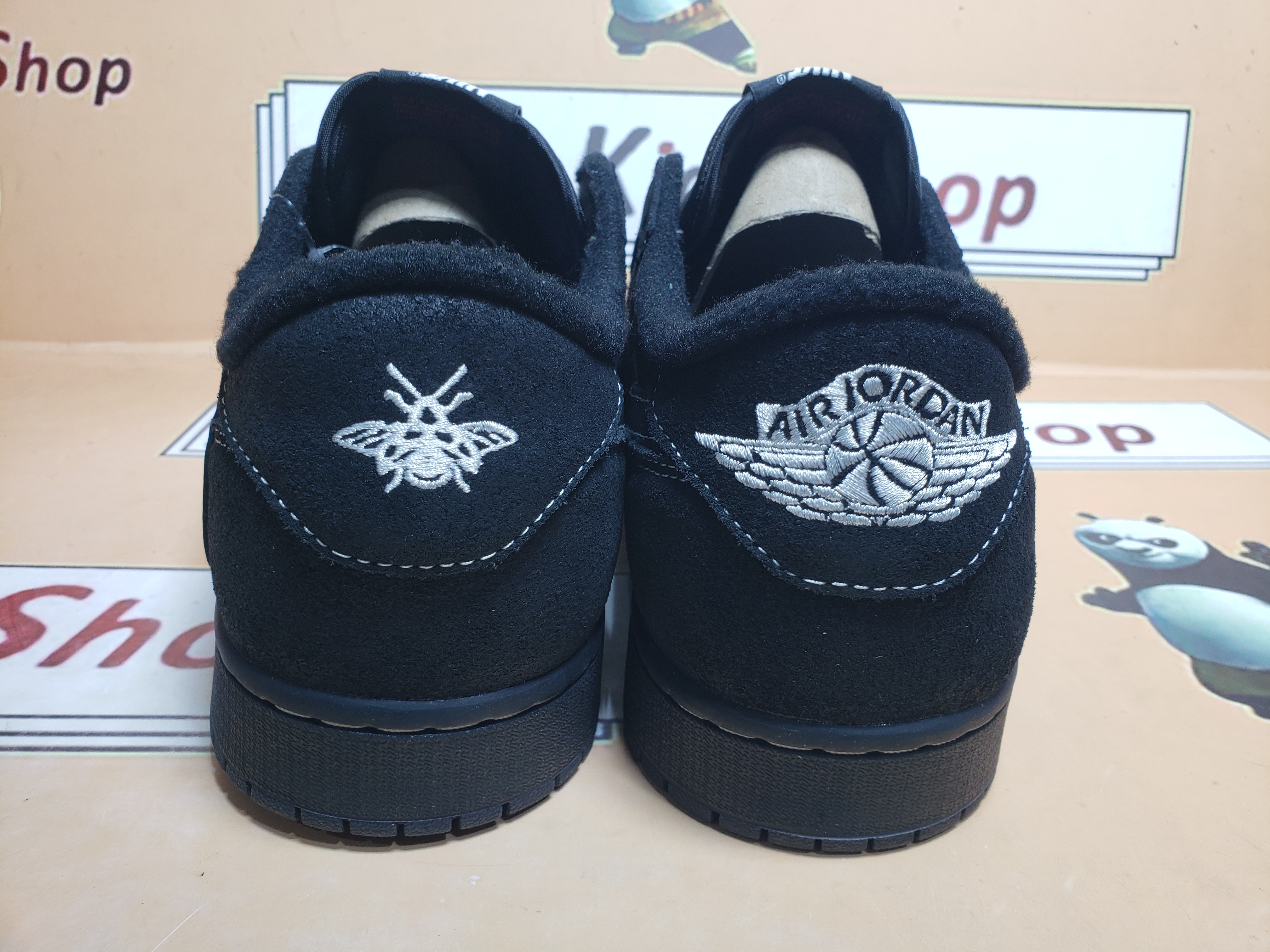 Perfectkicks Travis Scott x Air Jordan 1 Low Black Phantom, DM7866-001  review Ricardy 02