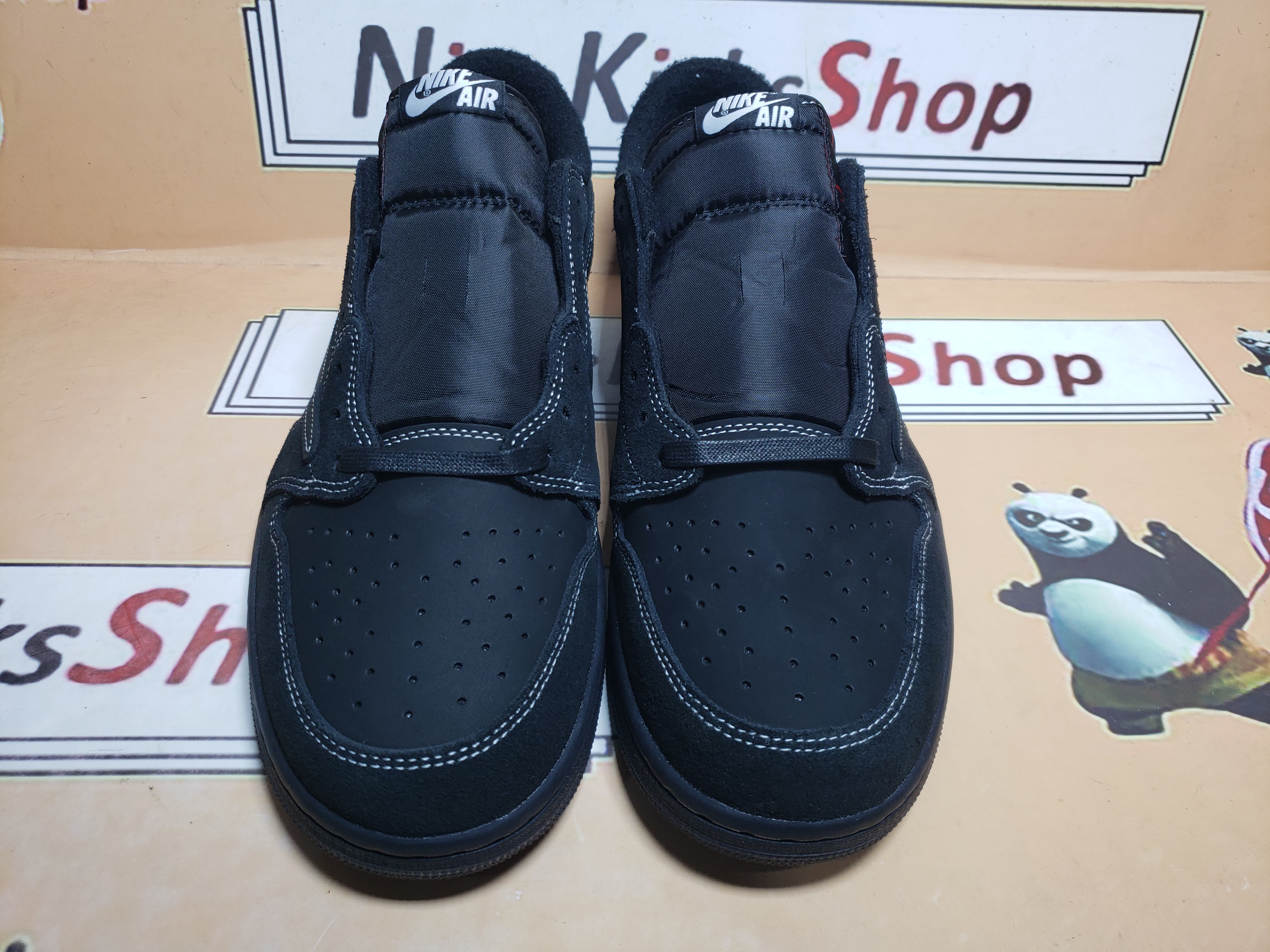 Perfectkicks Travis Scott x Air Jordan 1 Low Black Phantom, DM7866-001  review Ricardy 03