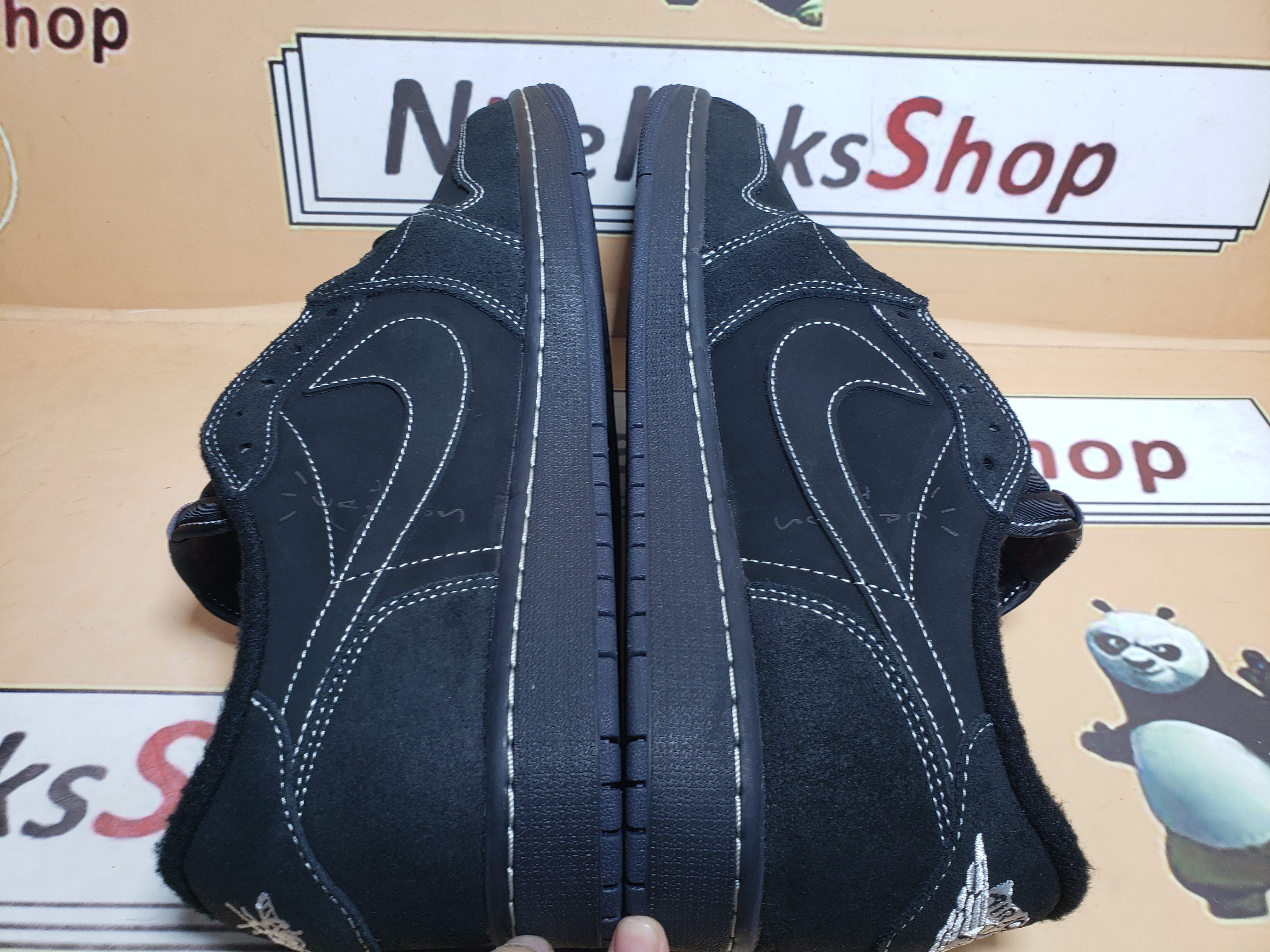 Perfectkicks Travis Scott x Air Jordan 1 Low Black Phantom, DM7866-001  review Ricardy 00
