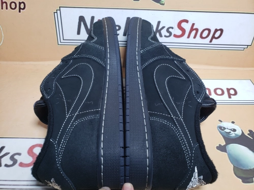 Perfectkicks Travis Scott x Air Jordan 1 Low Black Phantom, DM7866-001  review 