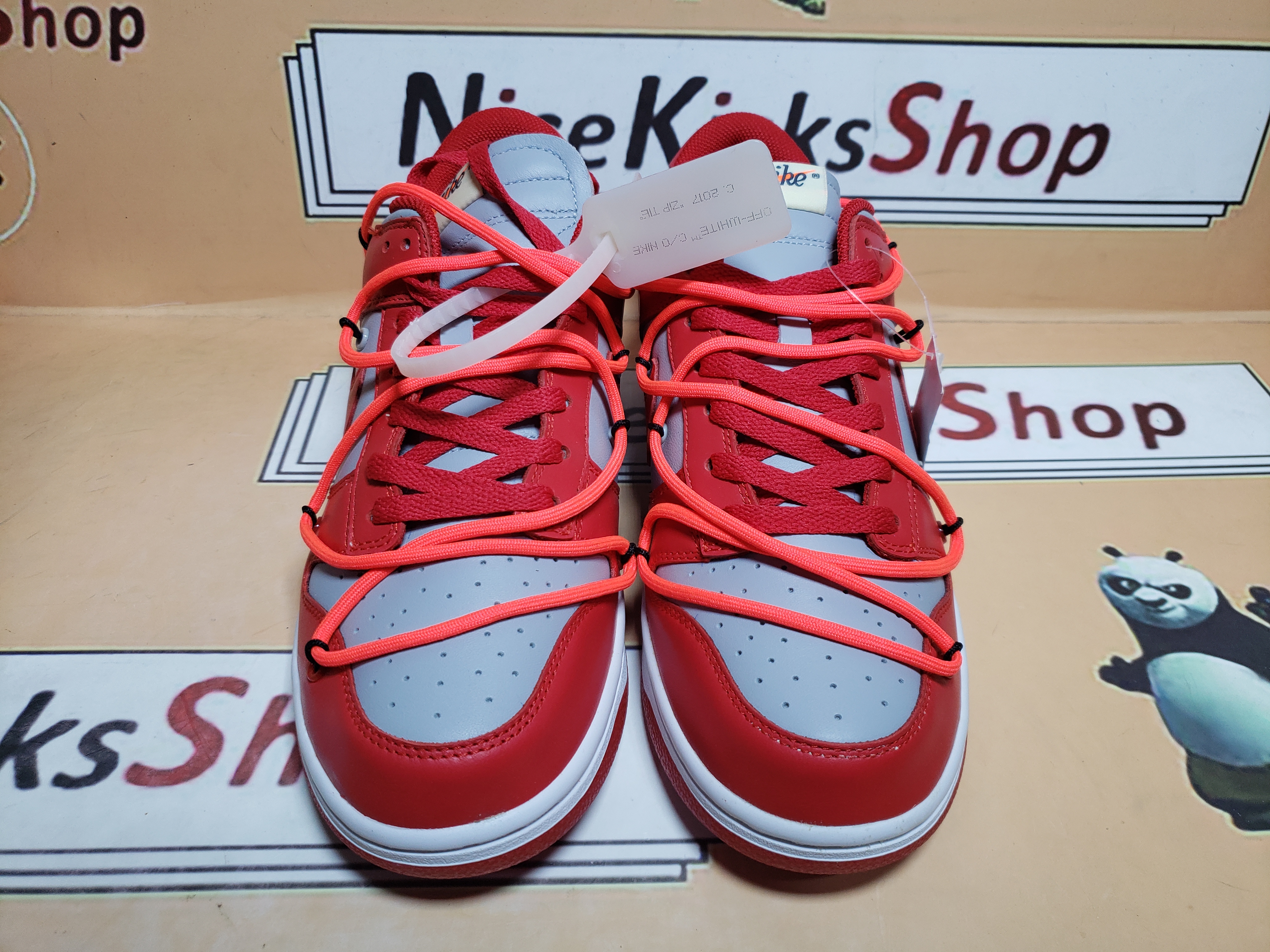  GET SB Dunk Low Off-White University Red,CT0856-600 review Java 00