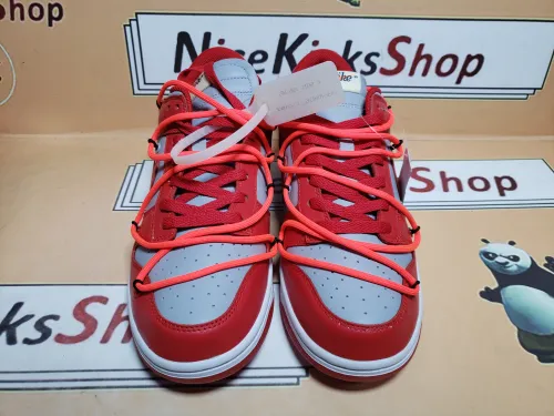  GET SB Dunk Low Off-White University Red,CT0856-600 review 