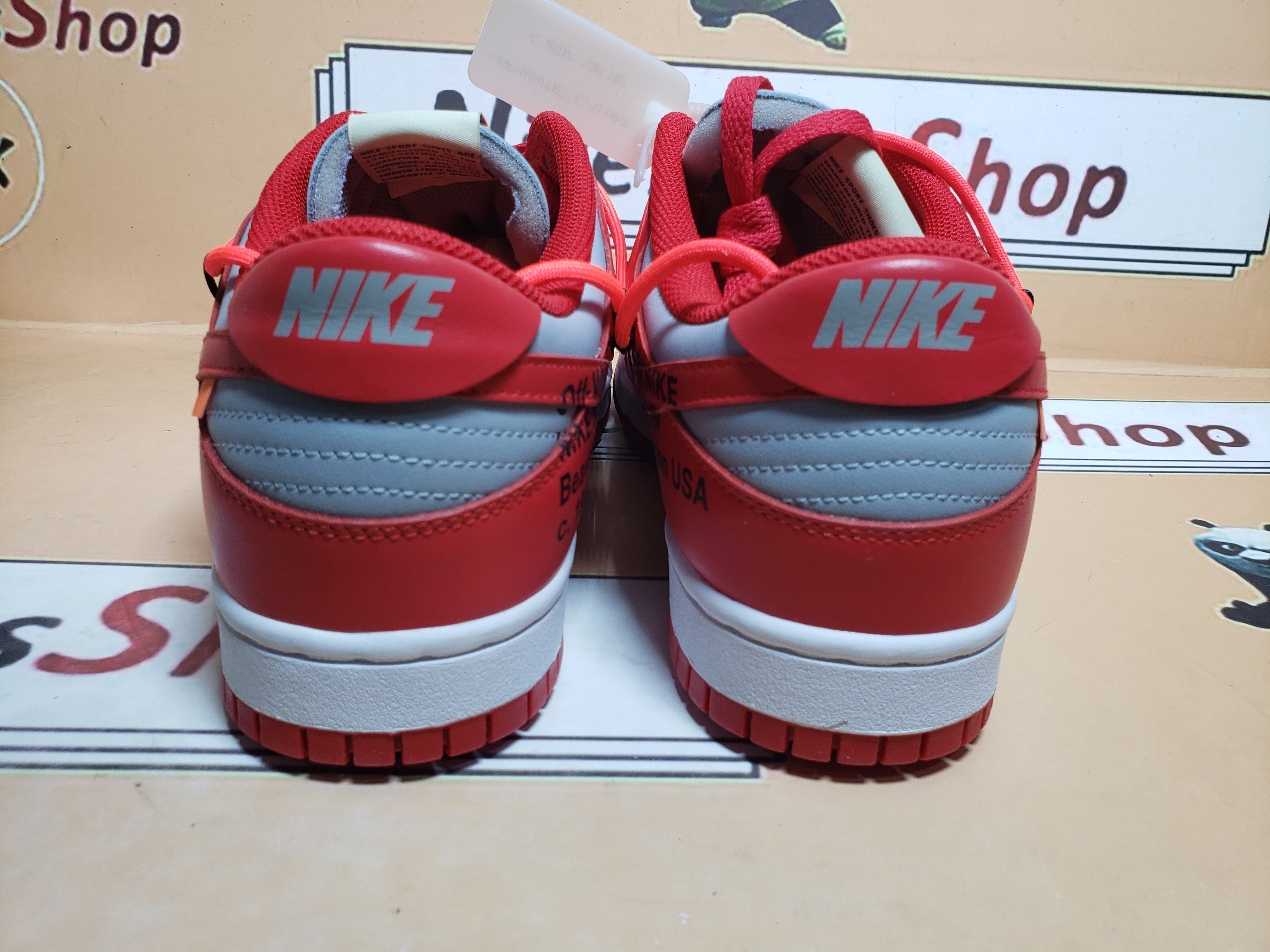  GET SB Dunk Low Off-White University Red,CT0856-600 review Java 01