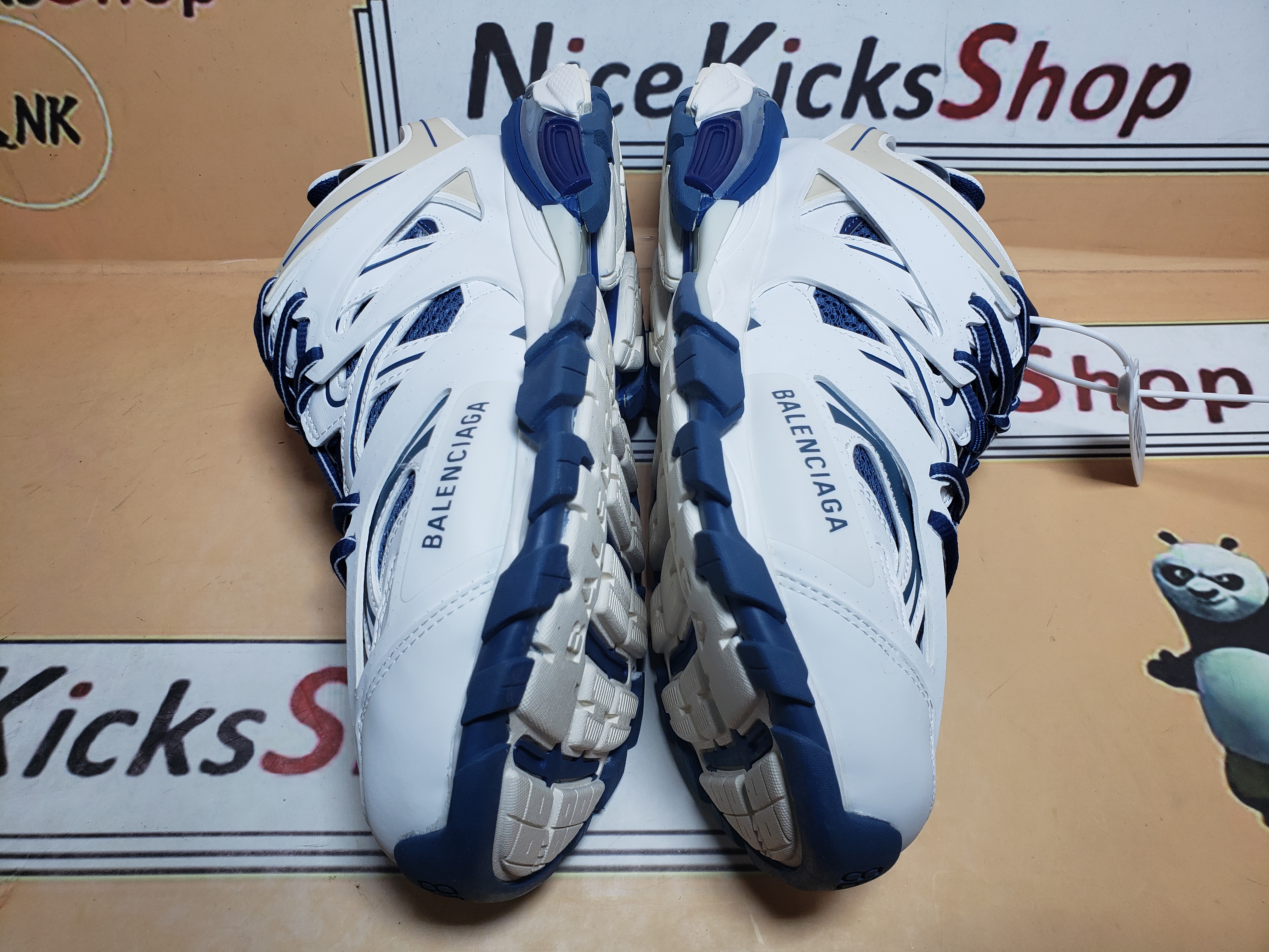  Balenciaga 3rd Track Sneaker White Blue review dgdggds 03