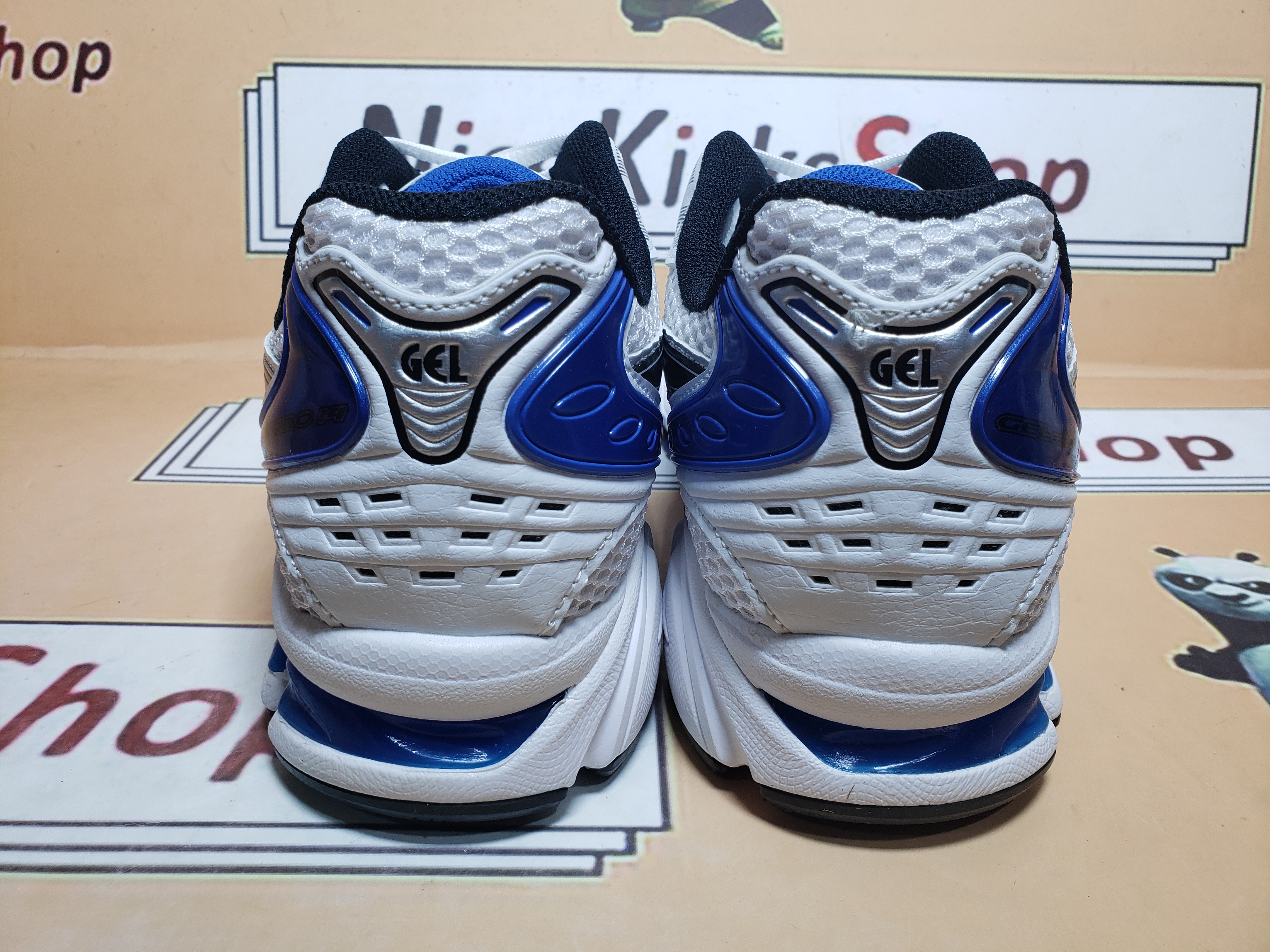  GET  ASICS Gel-Kayano 14 White Tuna Blue 1201A019-101 review xdgdshgf 01