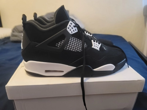  Perfectkicks  Jordan 4 Retro White Thunder,FQ8138-001 review 