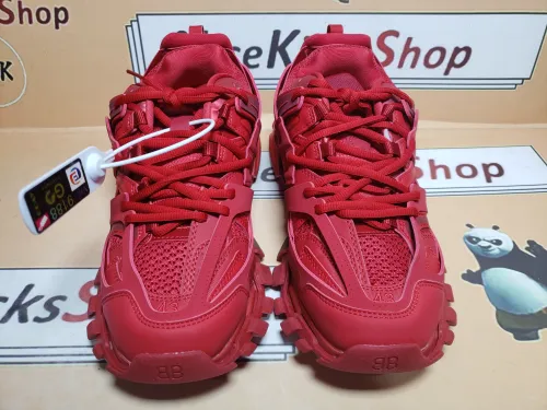  Balenciaga 3rd Track Sneaker Bright Red review 