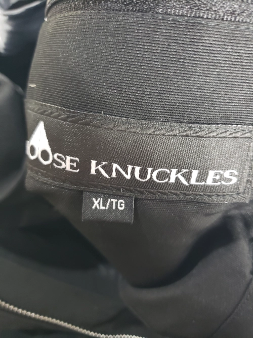 Moose Knuckles Jacket Classic Men Down Jacket 02 Off-White/Black/Red/Dark blue review 