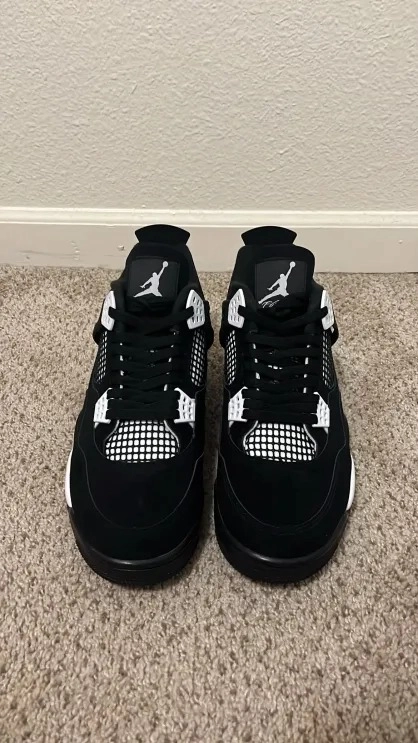  Perfectkicks  Jordan 4 Retro White Thunder,FQ8138-001 review 