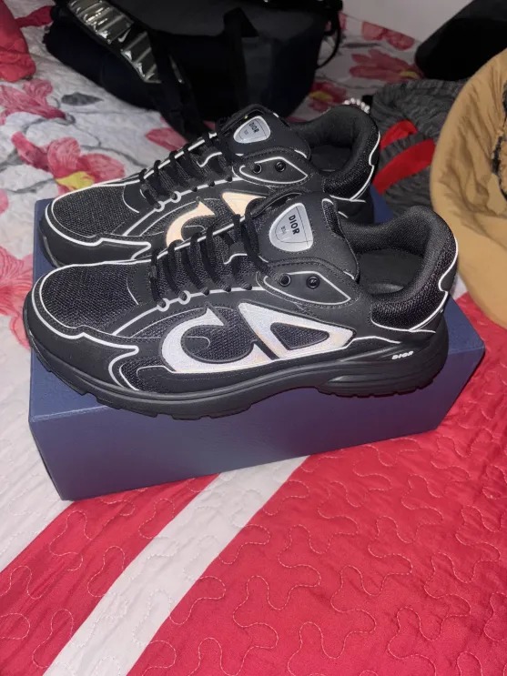  Perfectkicks  Dior B30 Light Grey Sneakers Black Coffee Color 3SN279ZND-H969 review Drtryh