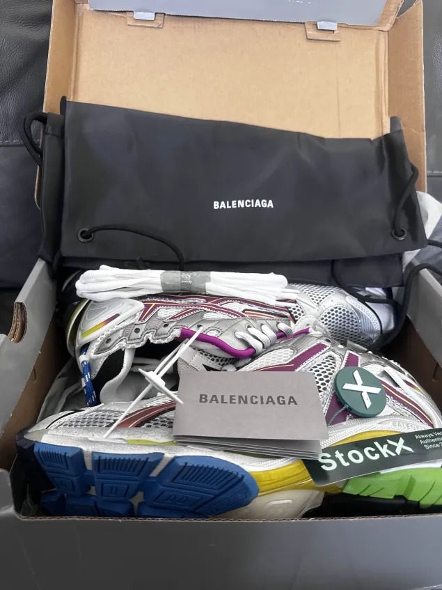  Perfectkicks Balenciaga Runner Silver Purple review Lsduihf