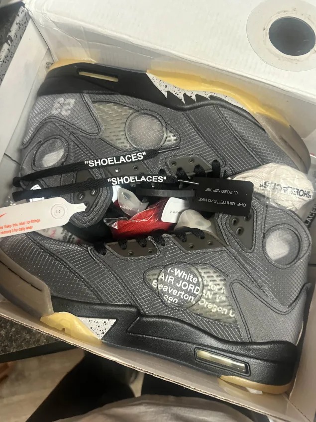  Perfectkicks Jordan 5 Retro Off-White Black,CT8480-001 review Jydgvf