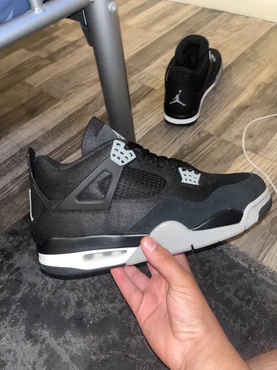 Perfectkicks Air Jordan 4 Retro Black Canvas,DH7138-006 review Kushf