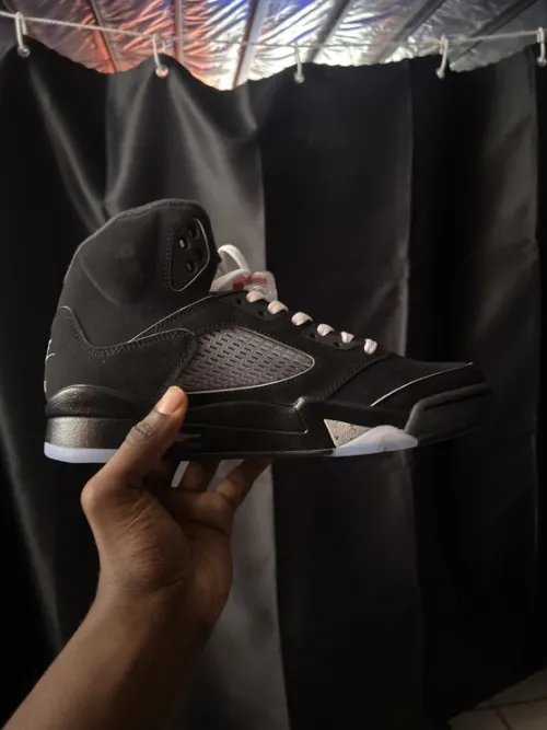 Perfectkicks Air Jordan 5 Black Metallic Reimagined HF3975-001 review 