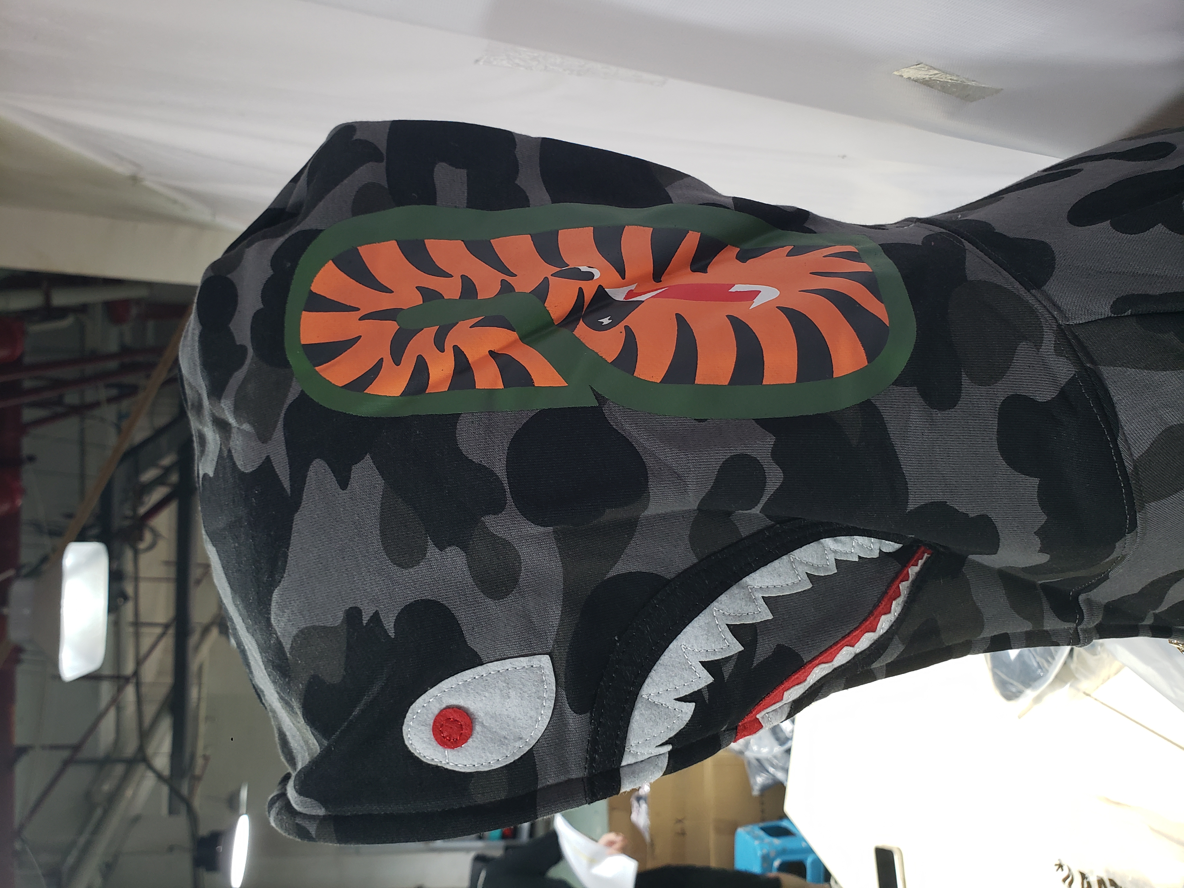  BAPE Color Camo Shark Full Zip Hoodie Black review Hisadj 02