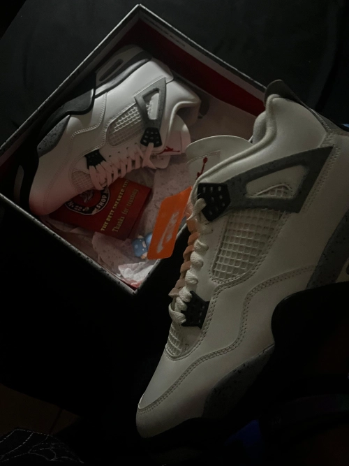  Perfectkicks Jordan 4 Retro White Cement,840606-192 review 