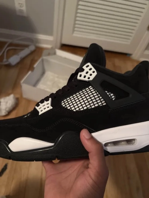  Perfectkicks  Jordan 4 Retro White Thunder,FQ8138-001 review 