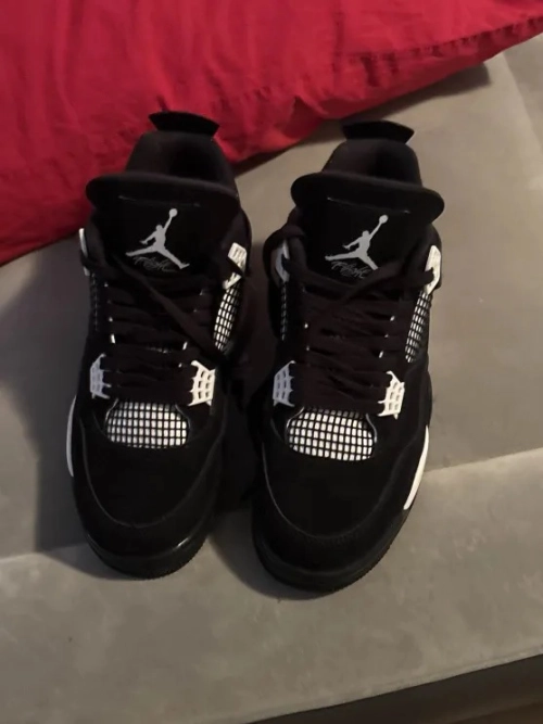  Perfectkicks  Jordan 4 Retro White Thunder,FQ8138-001 review 