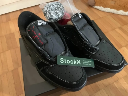 Perfectkicks Travis Scott x Air Jordan 1 Low Black Phantom, DM7866-001  review 