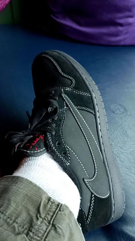 GET Travis Scott x Air Jordan 1 Low Black Phantom,DM7866-001  review Gdjfs