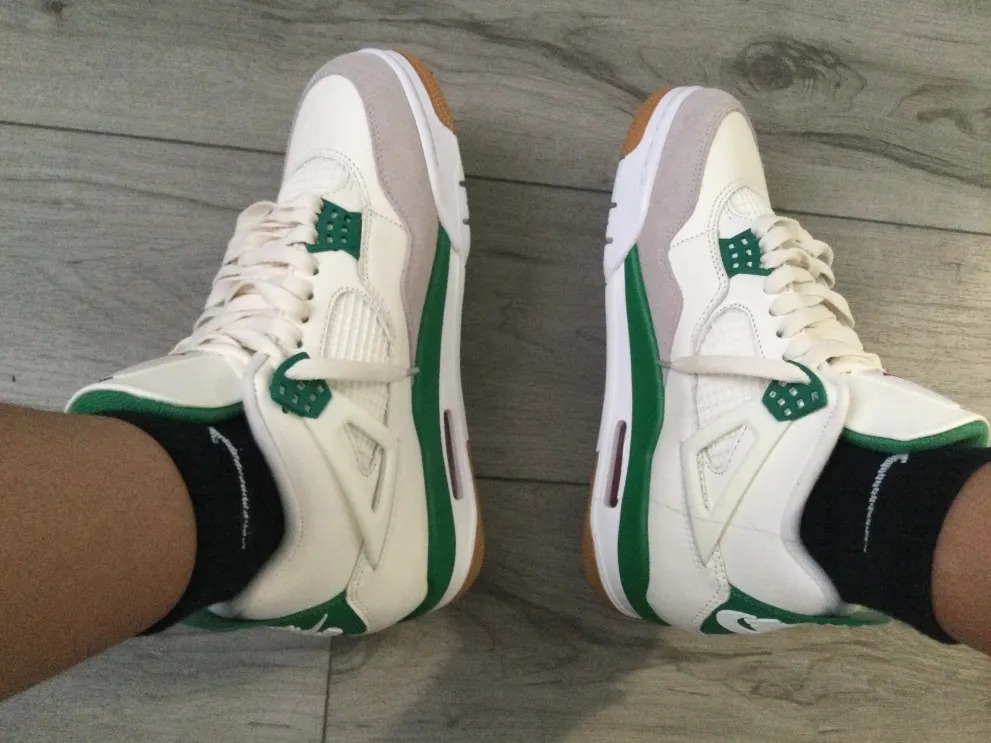  Perfectkicks Jordan 4 Retro SB Pine Green, DR5415-103 review Kishfud 05