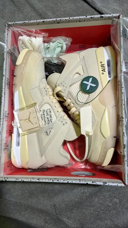  Perfectkicks Jordan 4 Retro Off-White Sail,CV9388-100 review Djnvxas 04