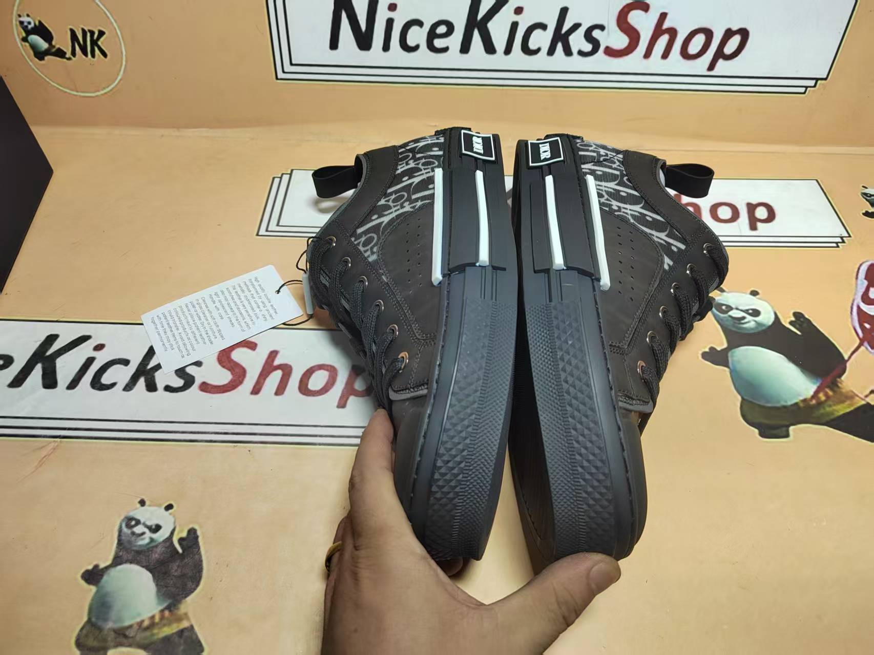  Perfectkicks Dior B23 HT Oblique Transparency Low H565 White Black review zujcf 02