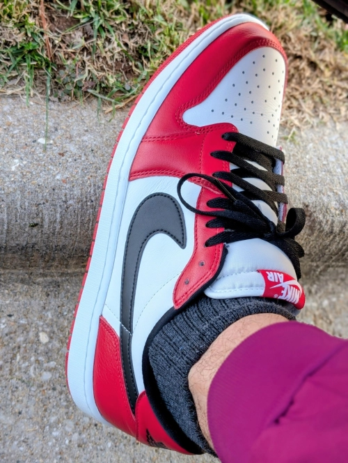  Perfectkicks  Jordan 1 Retro Low OG SP Varsity Red,HV6157-100 review 