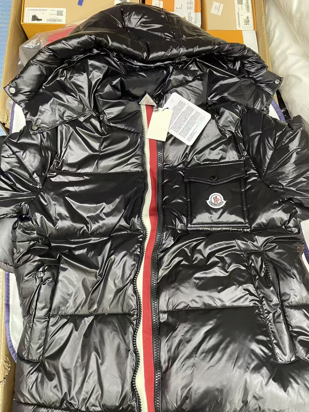 Moncler Three-color ribbon down jacket review Ysjfhns 00