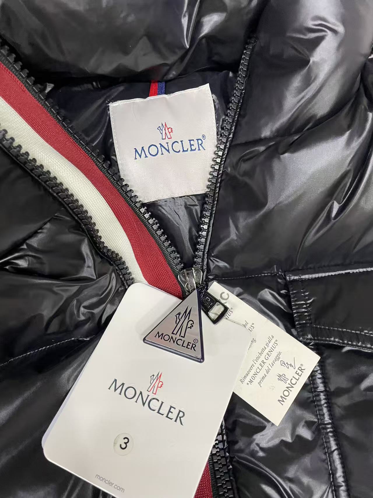 Moncler Three-color ribbon down jacket review Ysjfhns 02