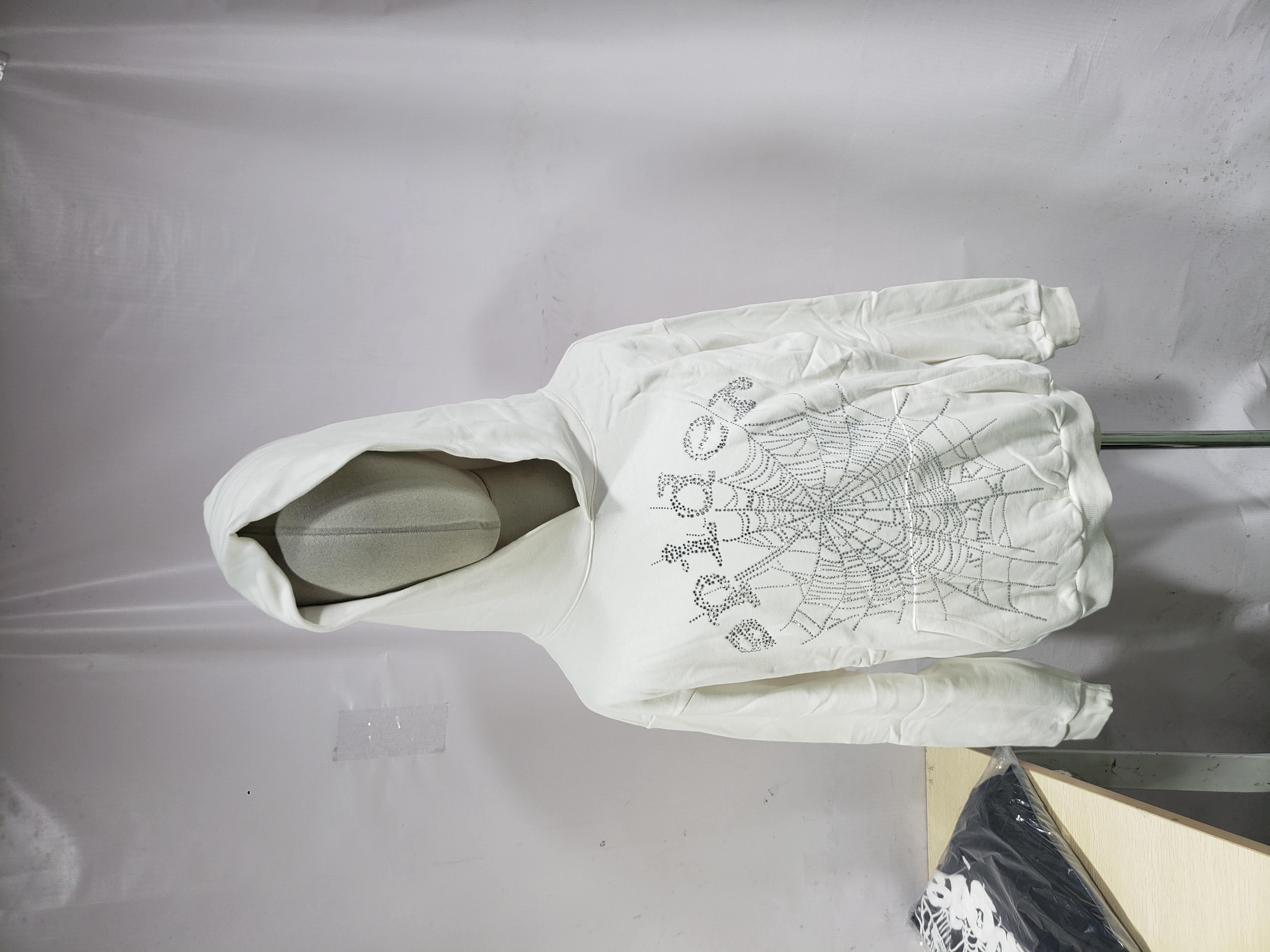  PK Sp5der OG Rhinestone White Logo Hoodie review Juuidfbc 00