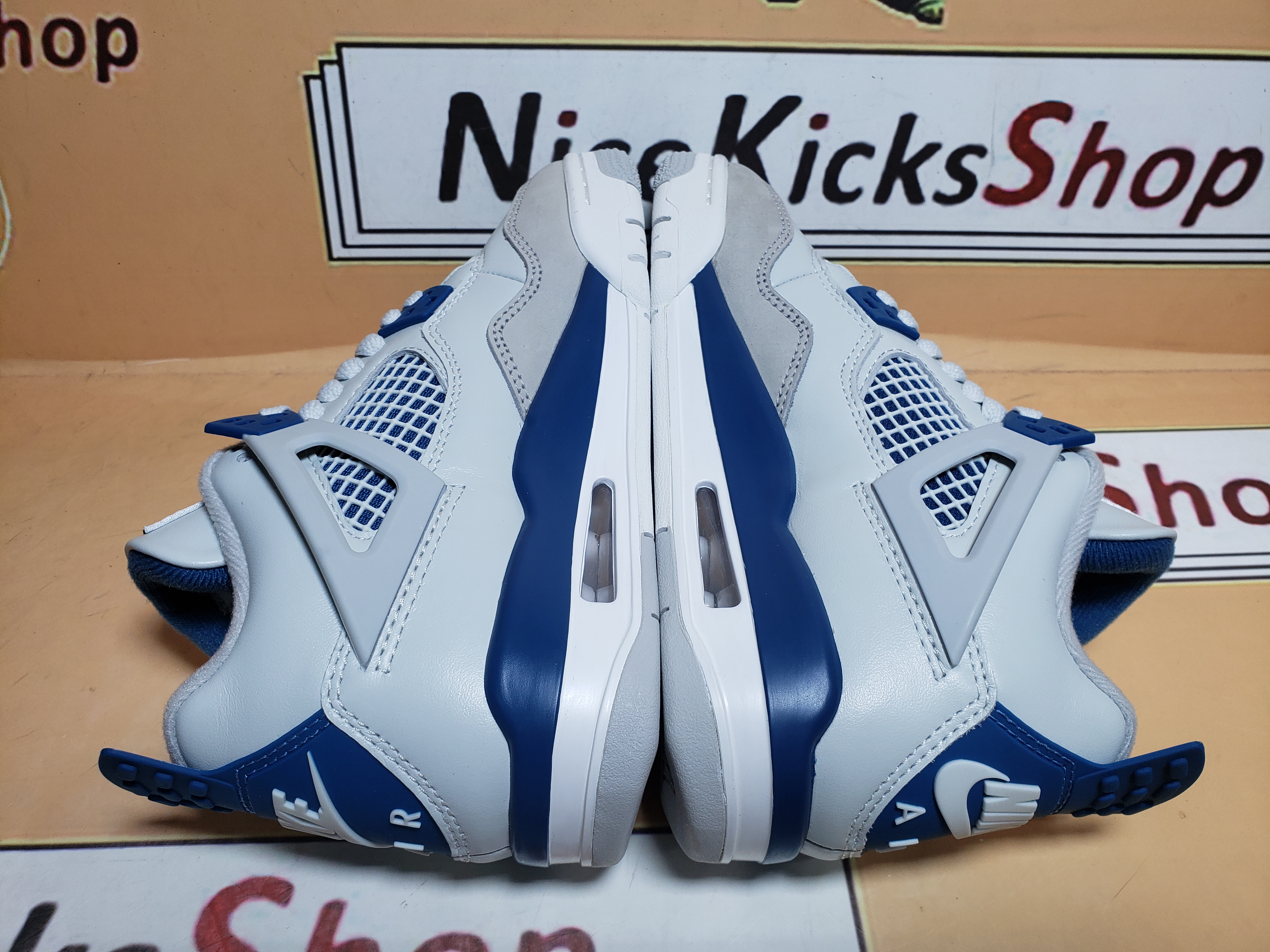 【BF 50% OFF】Perfectkicks Air Jordan 4 Military Blue,FV5029-141 review nicekicksshop 02