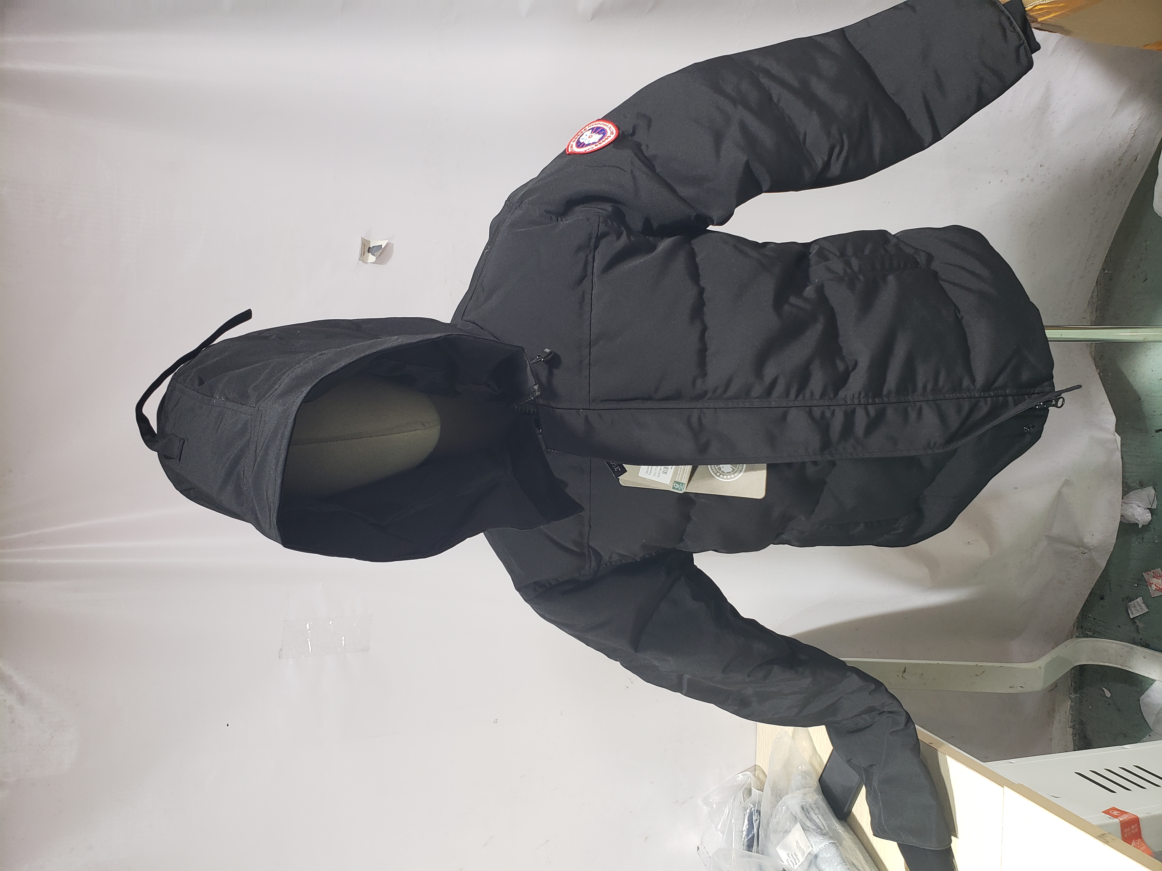 Canada goose down jacket 17 Gray/Black/Dark blue review Pkofk 01