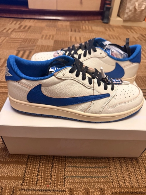 Perfectkicks Travis Scott x Fragment x Air Jordan 1 Retro Low DM7866-104 review 