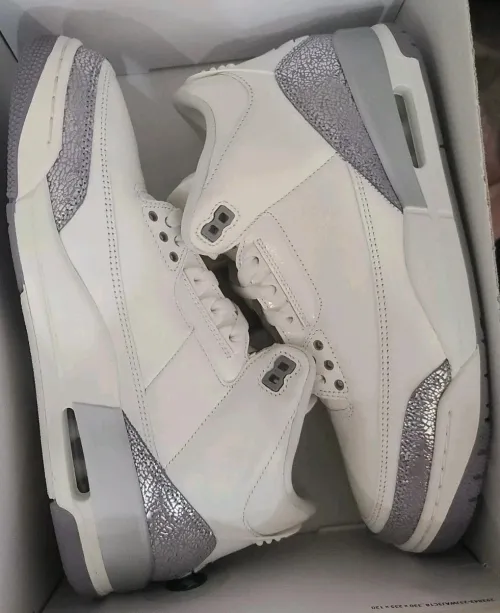 Perfectkicks Air Jordan 3 Retro 'Sail Metallic Silver' , CK9246-100 review 
